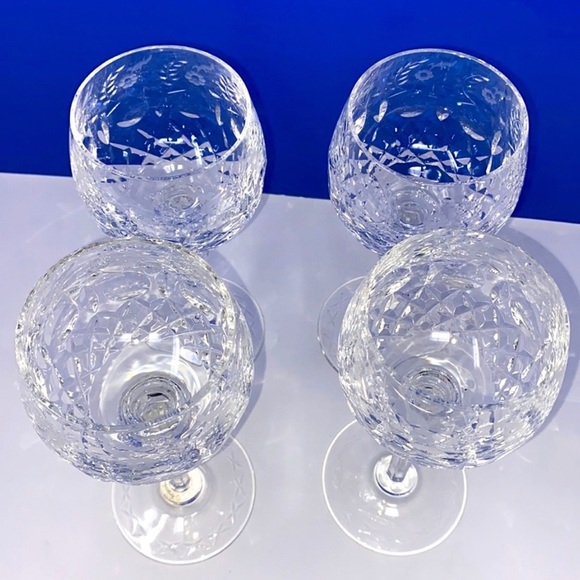 Rogaska Crystal Cut Balloon Gallia Wine
Hocks/Goblets Set of 4 Vintage RARE - Picture 7 of 17